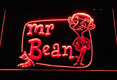 FREE Mr Bean LED Sign - Red - TheLedHeroes