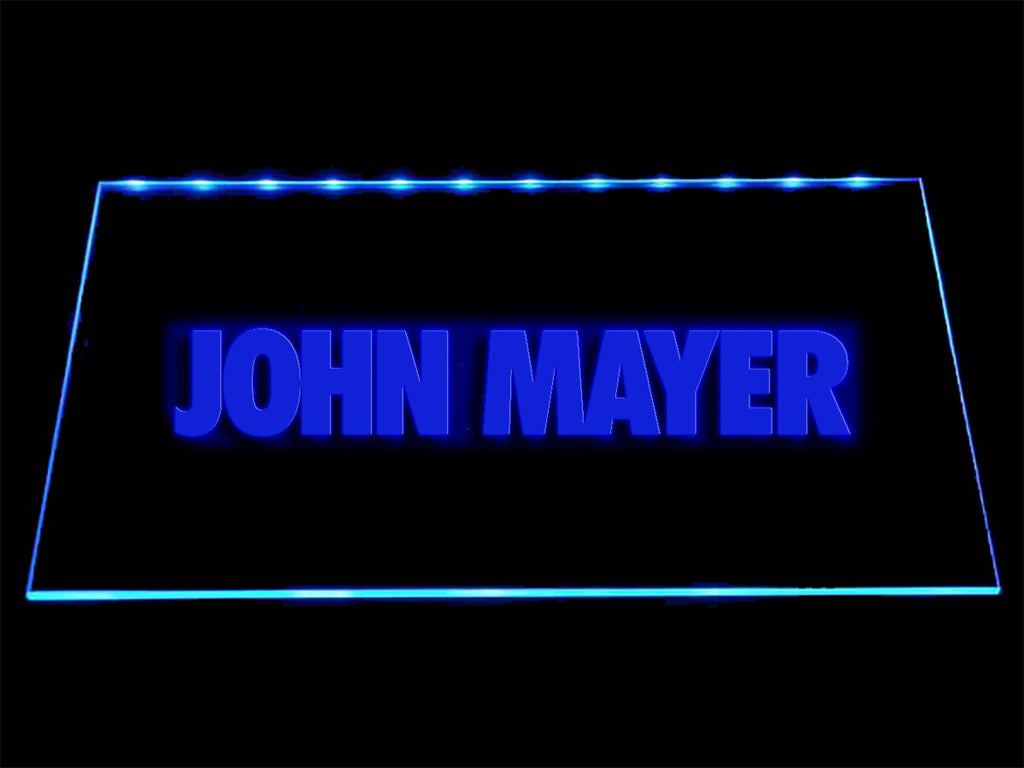 John Mayer LED Neon Sign Electrical - Blue - TheLedHeroes