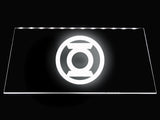 Green Lantern LED Neon Sign USB - White - TheLedHeroes