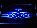 Vin Diesel 1 LED Neon Sign USB - Blue - TheLedHeroes