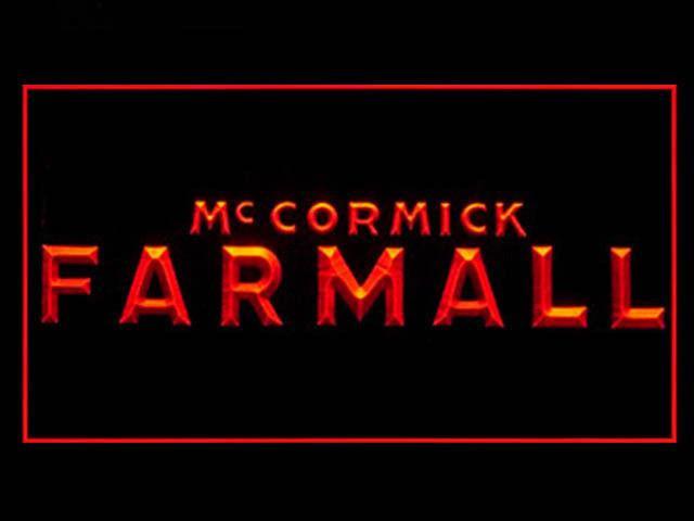 McCormick Farmall LED Neon Sign USB - Orange - TheLedHeroes