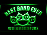 Five Finger Death Punch Best Band Ever LED Neon Sign Electrical - Green - TheLedHeroes