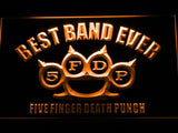 Five Finger Death Punch Best Band Ever LED Neon Sign Electrical - Orange - TheLedHeroes