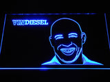 Vin Diesel  LED Neon Sign USB - Blue - TheLedHeroes