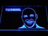 FREE Vin Diesel  LED Sign - Blue - TheLedHeroes