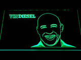 Vin Diesel  LED Neon Sign USB - Green - TheLedHeroes