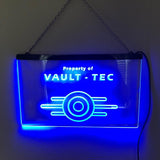 Fallout Vault-Tec LED Sign - Blue - TheLedHeroes