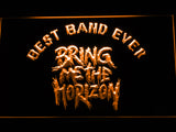 FREE Bring me the Horizon Best Band Ever LED Sign - Orange - TheLedHeroes