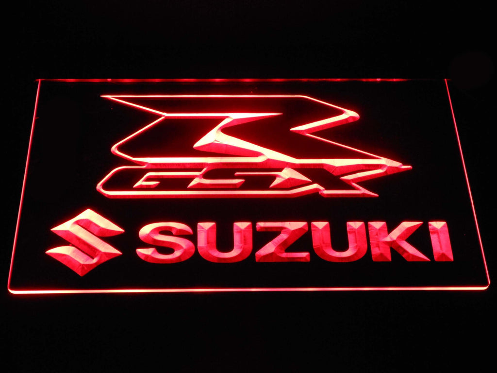 Suzuki GSX LED Neon Sign USB - Red - TheLedHeroes