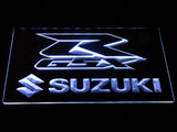 Suzuki GSX LED Neon Sign USB - White - TheLedHeroes