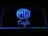 MG Caf?ΠLED Neon Sign Electrical - Blue - TheLedHeroes