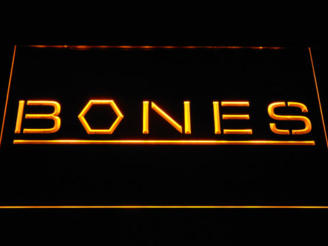 FREE Bones LED Sign - Yellow - TheLedHeroes