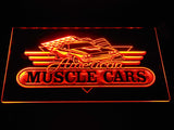 American Muscle Cars LED Neon Sign Electrical - Orange - TheLedHeroes