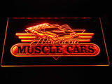 FREE American Muscle Cars LED Sign - Orange - TheLedHeroes