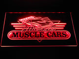 FREE American Muscle Cars LED Sign - Red - TheLedHeroes