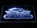 American Muscle Cars LED Neon Sign Electrical - White - TheLedHeroes