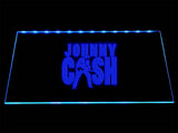 Johnny Cash LED Neon Sign Electrical - Blue - TheLedHeroes