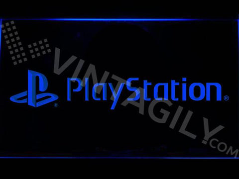 Playstation LED Neon Sign USB - Blue - TheLedHeroes