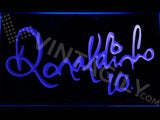 FREE Ronaldinho 10 LED Sign - Blue - TheLedHeroes