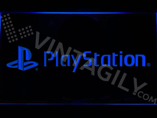 FREE Playstation LED Sign - Blue - TheLedHeroes