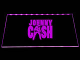 Johnny Cash LED Neon Sign USB - Purple - TheLedHeroes