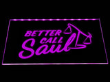 Better Call Saul LED Neon Sign USB - Purple - TheLedHeroes