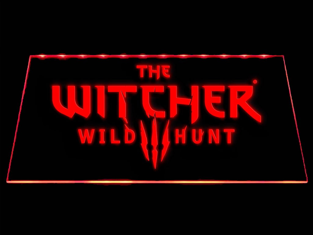 The Witcher Wild Hunt LED Neon Sign USB - Red - TheLedHeroes