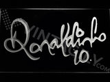 FREE Ronaldinho 10 LED Sign - White - TheLedHeroes