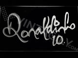 Ronaldinho 10 LED Neon Sign Electrical - White - TheLedHeroes