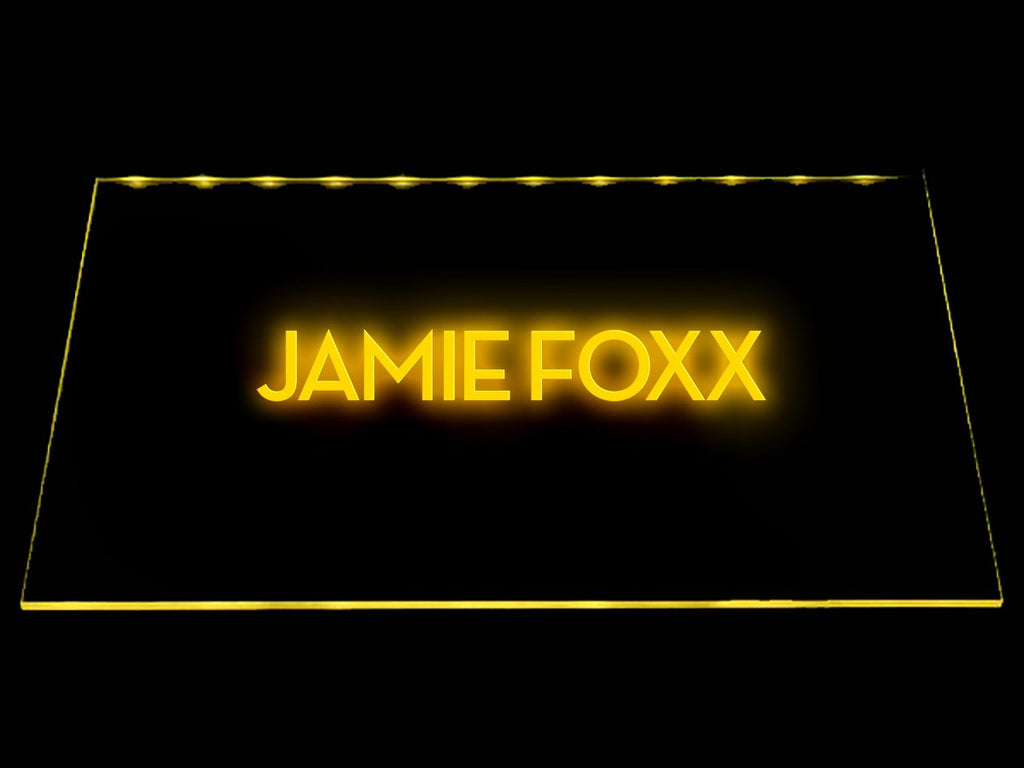 Jamie Foxx LED Neon Sign Electrical - Yellow - TheLedHeroes