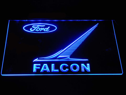Ford Falcon LED Neon Sign USB - Blue - TheLedHeroes