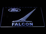 Ford Falcon LED Neon Sign USB - White - TheLedHeroes