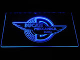 Ducati Meccanica LED Neon Sign USB - Blue - TheLedHeroes