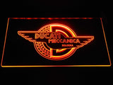 Ducati Meccanica LED Neon Sign USB - Orange - TheLedHeroes