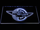 Ducati Meccanica LED Neon Sign USB - White - TheLedHeroes
