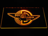 Ducati Meccanica LED Neon Sign USB - Yellow - TheLedHeroes