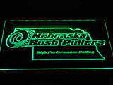 Nebraska Bush Pullers LED Neon Sign USB - Green - TheLedHeroes