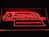 Nebraska Bush Pullers LED Neon Sign USB - Red - TheLedHeroes