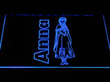 Anna LED Neon Sign Electrical - Blue - TheLedHeroes