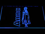 FREE Anna LED Sign - Blue - TheLedHeroes
