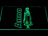 FREE Anna LED Sign - Green - TheLedHeroes