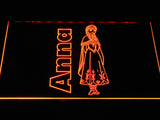 FREE Anna LED Sign - Orange - TheLedHeroes