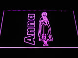 FREE Anna LED Sign - Purple - TheLedHeroes