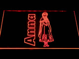 Anna LED Neon Sign Electrical - Red - TheLedHeroes