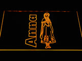 FREE Anna LED Sign - Yellow - TheLedHeroes