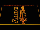 Anna LED Neon Sign USB - Yellow - TheLedHeroes