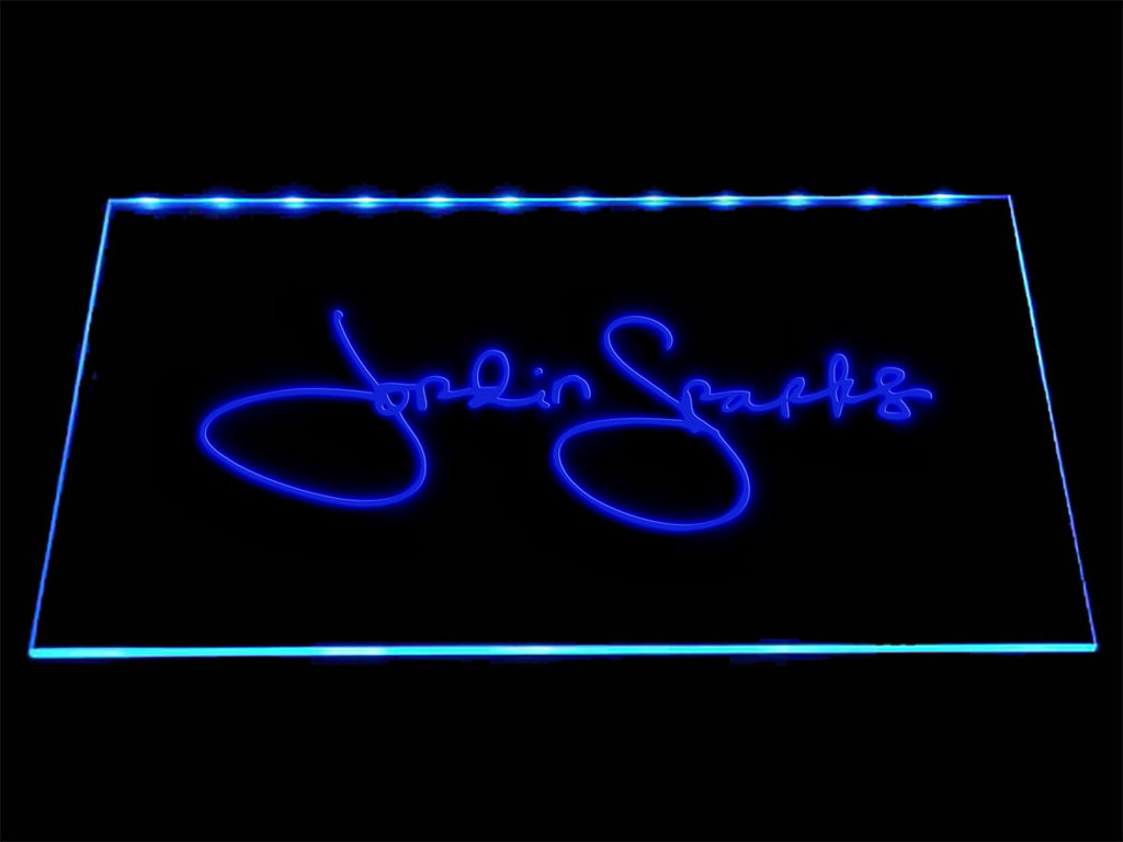 Jordin Sparks LED Neon Sign Electrical - Blue - TheLedHeroes