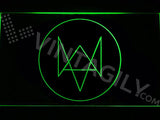 Watch Dogs Logo LED Sign - Green - TheLedHeroes