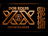 Dos Equis Open LED Neon Sign Electrical - Orange - TheLedHeroes