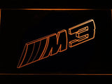 BMW M3 LED Neon Sign USB - Orange - TheLedHeroes